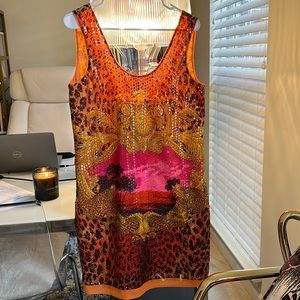 Versace for H&M sequined dress size 8
